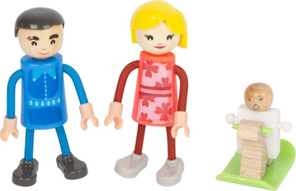 Small Foot Small Foot-11742 Set Muebles Modernos, Madera, plástico, Acc. Casas muñecas, a Partir de 3 años. Toys, Multicolor, Piccolo (11742