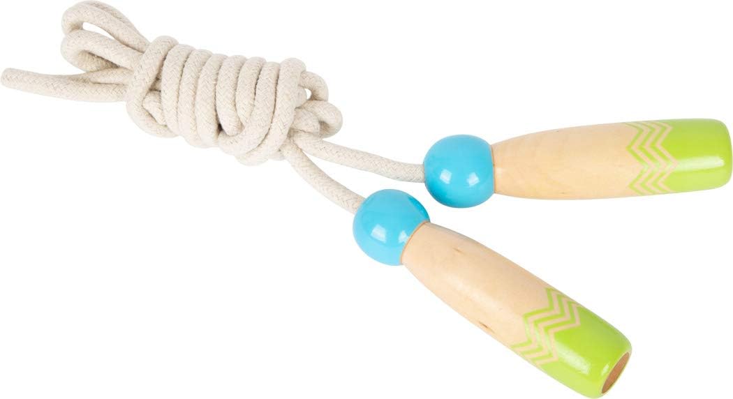 small foot 11872 Jump Rope Set Active made of FSC 100%-certified wood, set of 2 exercise toys for ages 5+ years