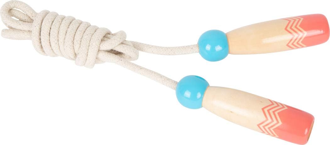 small foot 11872 Jump Rope Set Active made of FSC 100%-certified wood, set of 2 exercise toys for ages 5+ years