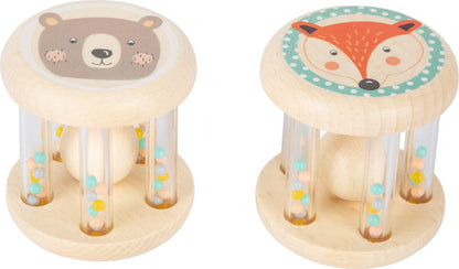 small foot 11885 Animals Rattles, in Soft Pastel Colours and Child-Friendly Design, for Babies and Infants Toys