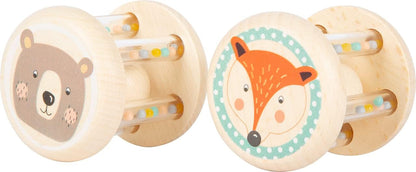 small foot 11885 Animals Rattles, in Soft Pastel Colours and Child-Friendly Design, for Babies and Infants Toys