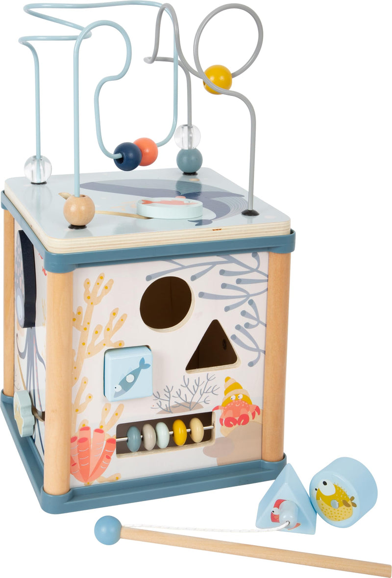 Small Foot 11910 Motor Skills Cube Underwater World, Blue