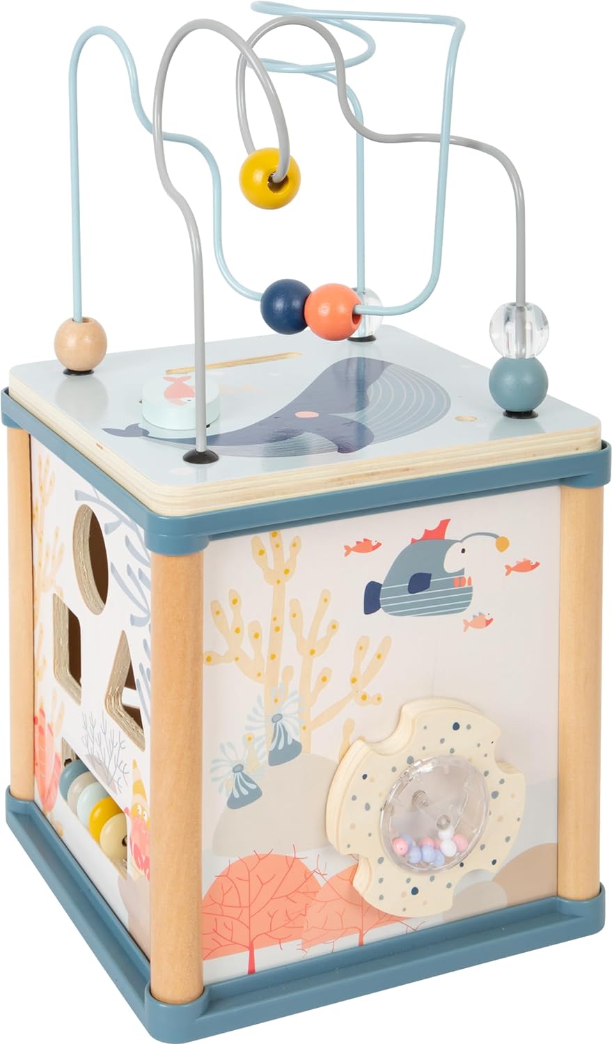 Small Foot 11910 Motor Skills Cube Underwater World, Blue
