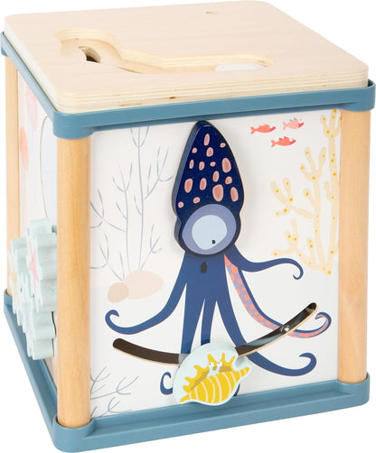 Small Foot 11910 Motor Skills Cube Underwater World, Blue