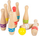 small foot 11912 Skittles Active, Made of FSC 100%-Certified Wood, Kids' Indoor & Outdoor Game for Ages 3+ Years Toys Skittles game