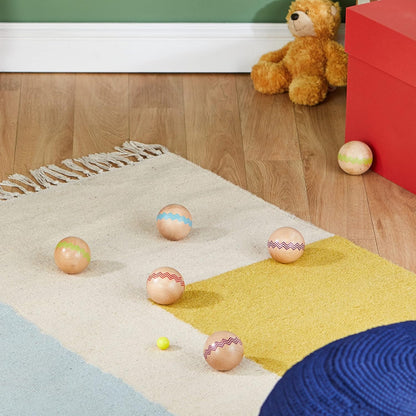 small foot Boule "Active" made of FSC® 100% certified wood, outdoor family game, from 5 years, 12029 Boules