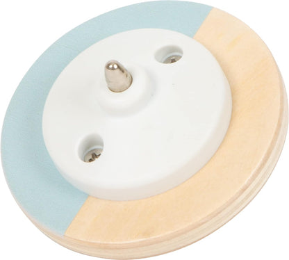 small foot Magnet Marble Run, modern design with lots of visible wood material, w/large rotating piece, Prod. No. 12233