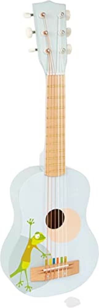 small foot Guitar "Groovy Beats", instrument for kids, made of wood, early music education, ages 3+ years. Prod. 12253