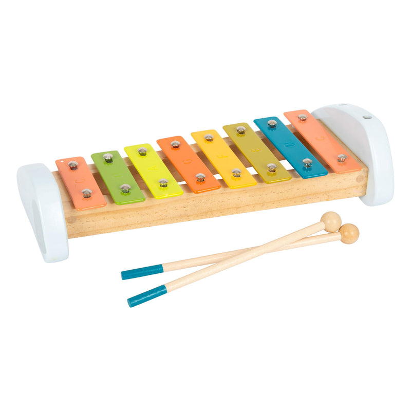small foot Xylophone Groovy, Instrument for Kids, Wood, Sense of Rhythm/Beat, for Ages 18+ mths. Prod. 12254 Toys, Multicolored