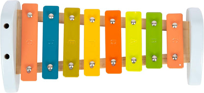small foot Xylophone Groovy, Instrument for Kids, Wood, Sense of Rhythm/Beat, for Ages 18+ mths. Prod. 12254 Toys, Multicolored