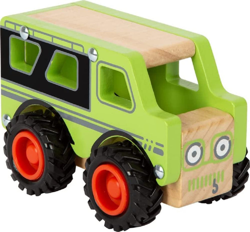Small Foot Geländewagen, Spielfahrzeug für Kinder, mit gummierten Rädern, ab 18 Monaten, 12288 Toys, Multicolored, S