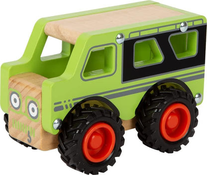 Small Foot Geländewagen, Spielfahrzeug für Kinder, mit gummierten Rädern, ab 18 Monaten, 12288 Toys, Multicolored, S