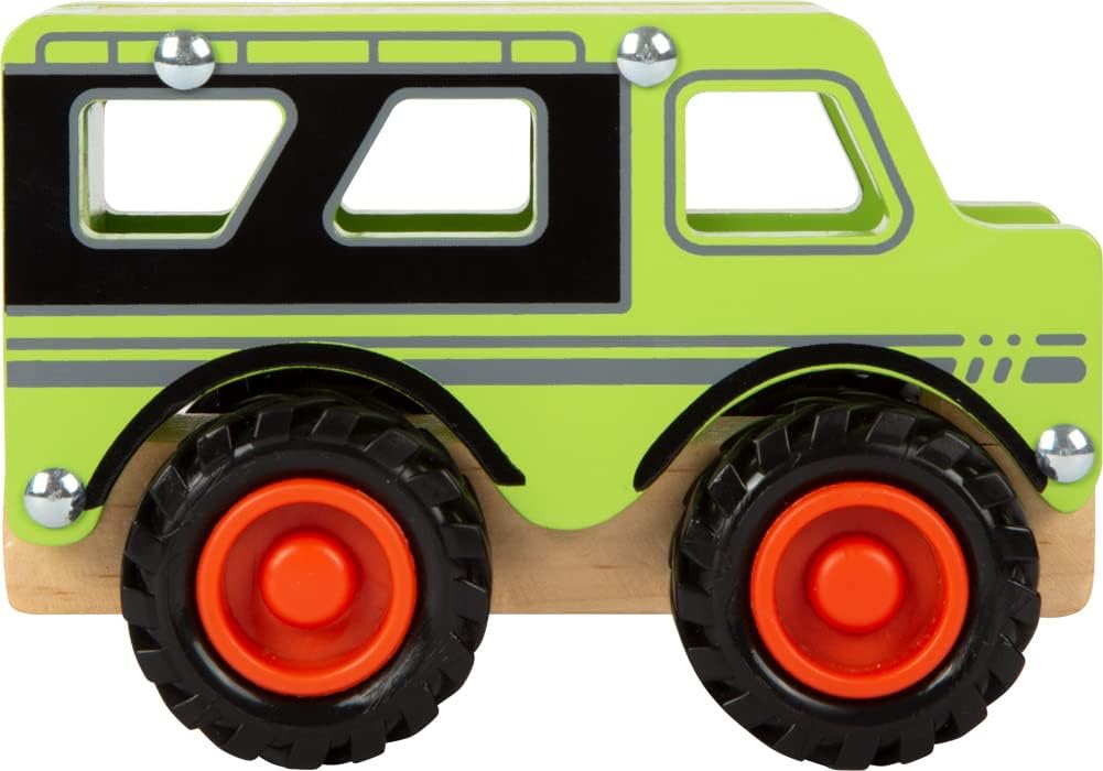 Small Foot Geländewagen, Spielfahrzeug für Kinder, mit gummierten Rädern, ab 18 Monaten, 12288 Toys, Multicolored, S