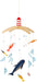 small foot Big Ocean Made of Wood, 3D Mobile in Maritime Look, Ideal for Toddlers and Babies, 12290 Toys, Multicolor