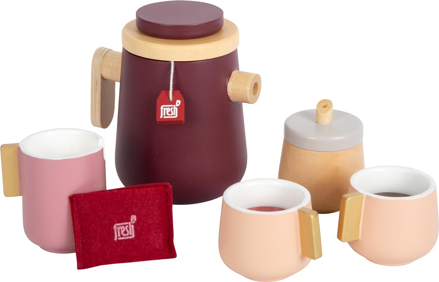 small foot Coffee and Tea Set "tasty", role play toy for children's kitchen and store, for children from 3 years, 12293