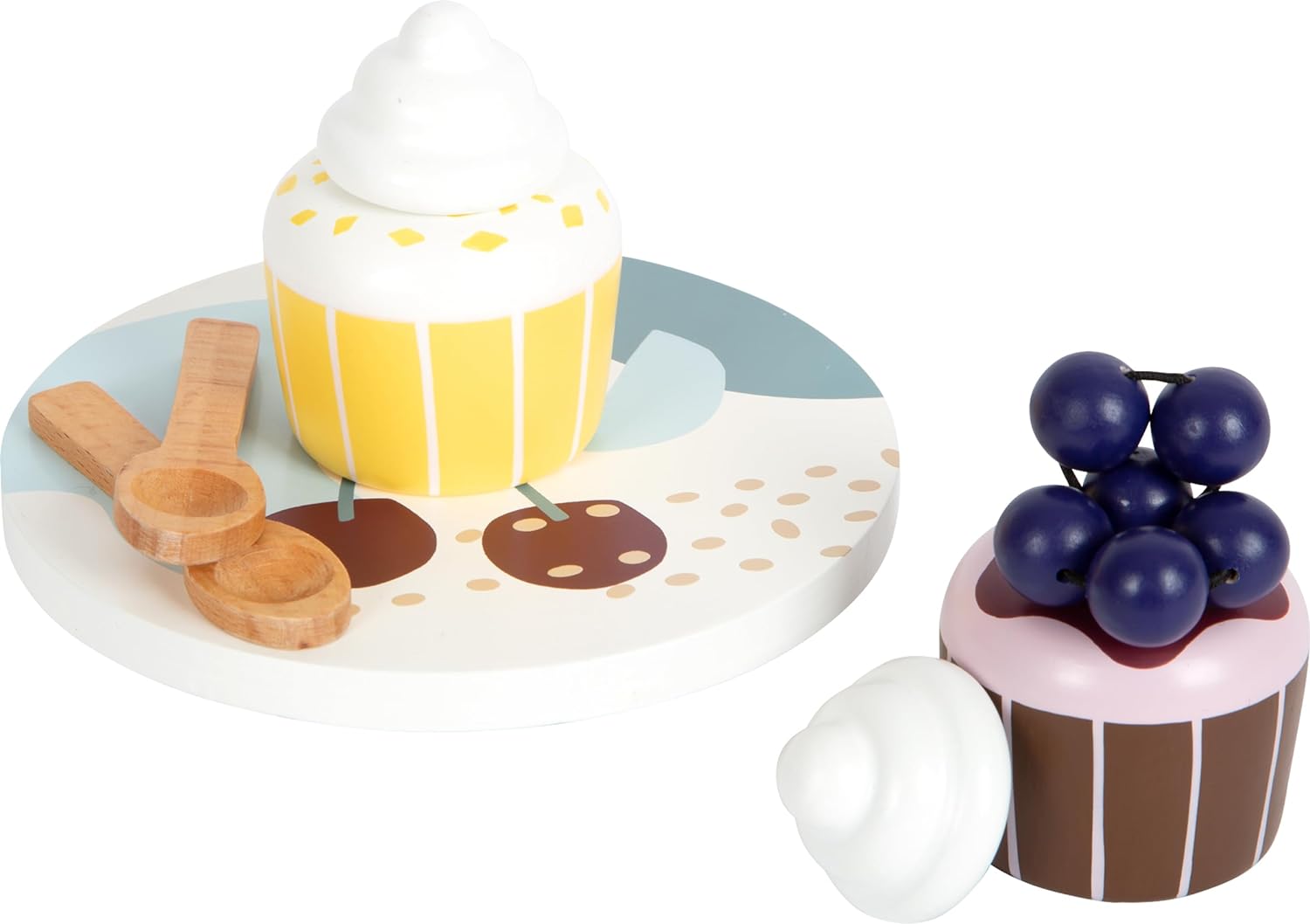small foot Coffee and Tea Set "tasty", role play toy for children's kitchen and store, for children from 3 years, 12293