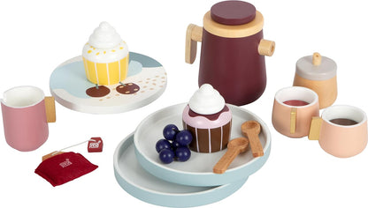small foot Coffee and Tea Set "tasty", role play toy for children's kitchen and store, for children from 3 years, 12293