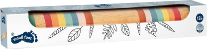 small foot Rainmaker Safari Made of Wood, Rhythm Instrument & Rattle for Children Aged 12+ Months, Sensory Toy, 12319, Multicolor