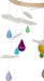 small foot Mobile Rainbow Made of Wood, Decoration in Child-Friendly Design, for Toddlers and Babies, 12335 Toys, Multicolor