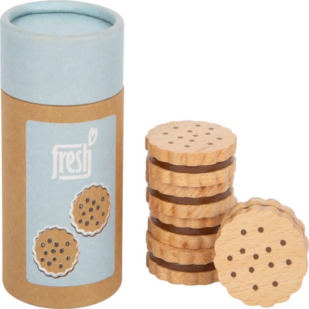 small foot Wooden Sandwich Cookies "fresh", play store & kitchen accessory, role playing toys for ages 3+ years, 12352