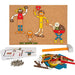 small foot Home and Family Toy, wood, with cork board and hammer, for kids aged 3+ years, 12359 Cartoon, multicolor, S Home & Family
