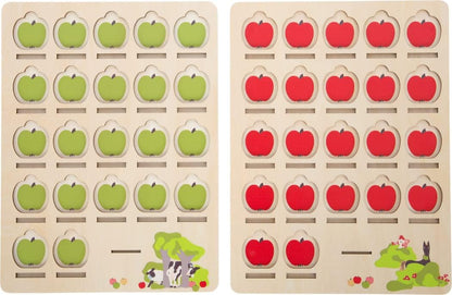 small foot Who am I? "4 Friends" made of wood, in colorful design, board game for children aged 4+ years, 12363