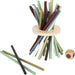 small foot Vertical Mikado "Gold Edition" made of wood, popular parlour game for the whole family, 12382