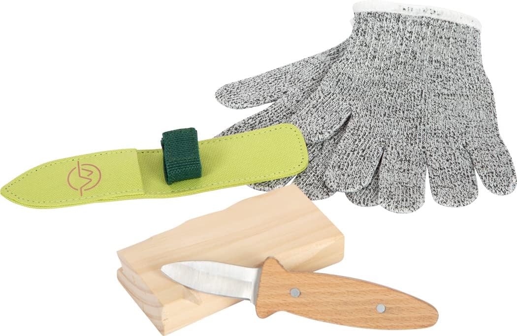 small foot Schnitzmesser-Set "Discover", Outdoor-Kindermesser inkl. Messerscheide für Kinder ab 6 Jahre, 12385