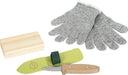 small foot Schnitzmesser-Set "Discover", Outdoor-Kindermesser inkl. Messerscheide für Kinder ab 6 Jahre, 12385