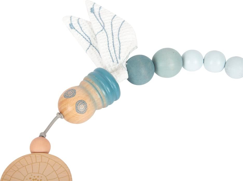 small foot Chain Seaside Made of Wood, Toy for Baby pram, Infant Carrier, and Crib, 12394 Pram chain