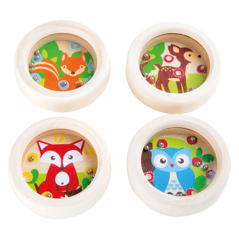 Mini Maze Ball with Animals 1pc Roe Deer