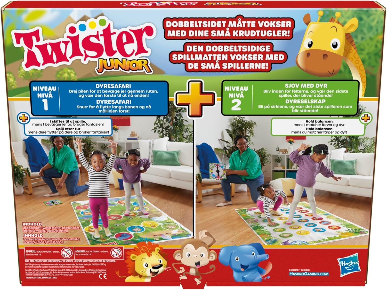 Hasbro Gaming - Twister Junior 2 games in 1 (F7478