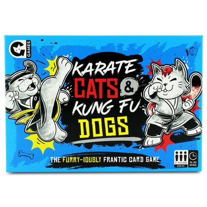 Ginger Fox Karate Cats & Kung Fu Dogs Family Action Card Game for Kids and Adults to Play at Family Gatherings and Fun Nights in with Friends and Children and Grown Ups Who Can All Play