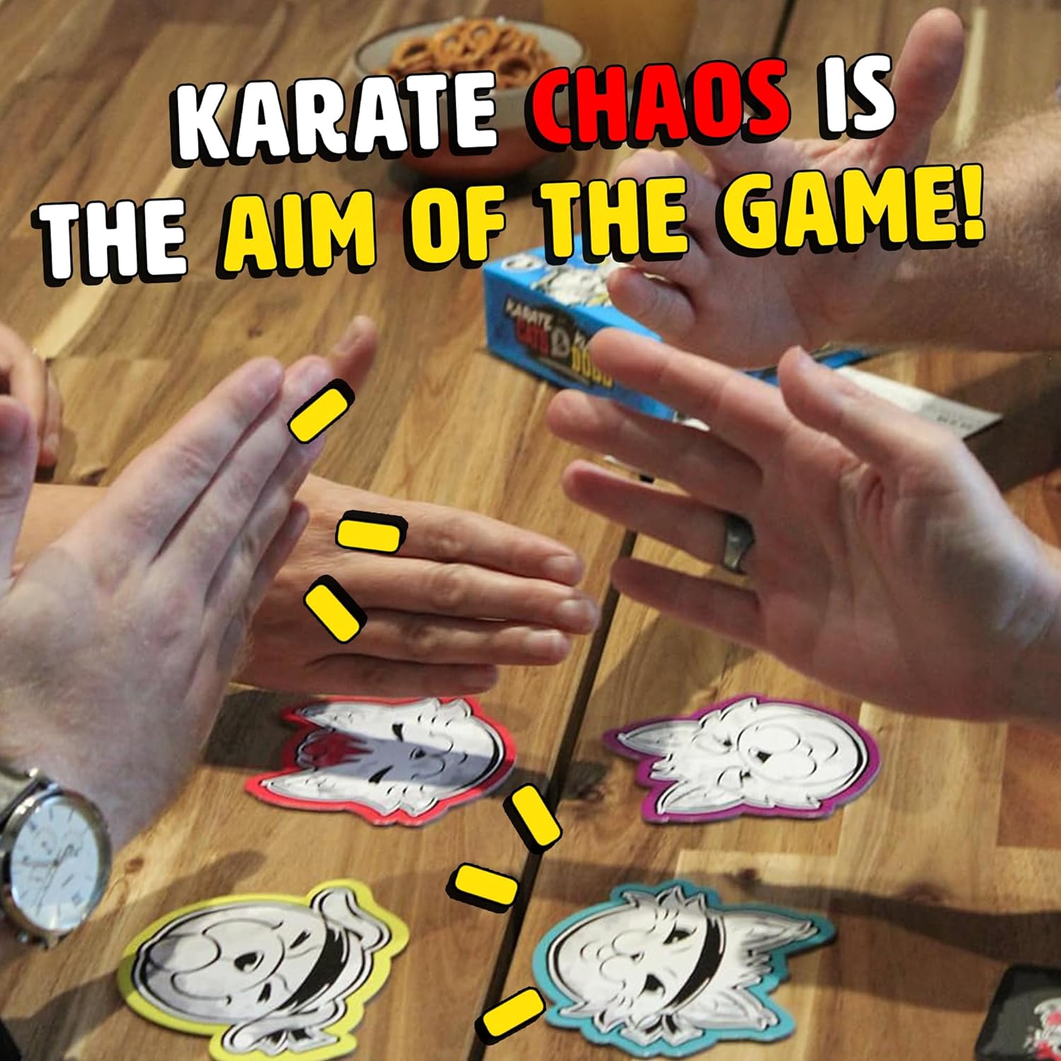 Ginger Fox Karate Cats & Kung Fu Dogs Family Action Card Game for Kids and Adults to Play at Family Gatherings and Fun Nights in with Friends and Children and Grown Ups Who Can All Play
