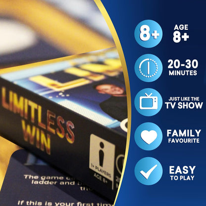 Ginger Fox Ant & Dec's Limitless Win Card Game Answer trivia questions and climb up the Limitless money ladder. Family Fun Based On ITVs Hit TV Game Show. For 1+ Players, Ages 8+