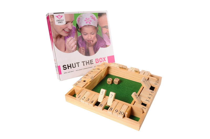 Engelhart 300407 Shut The Box for 2-4 Players