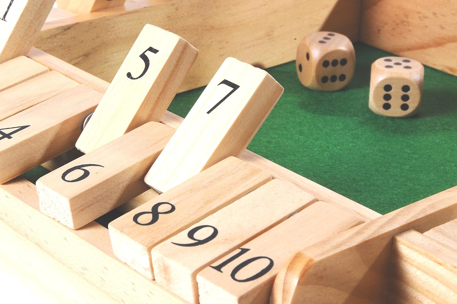 Engelhart 300407 Shut The Box for 2-4 Players