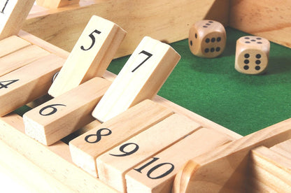 Engelhart 300407 Shut The Box for 2-4 Players