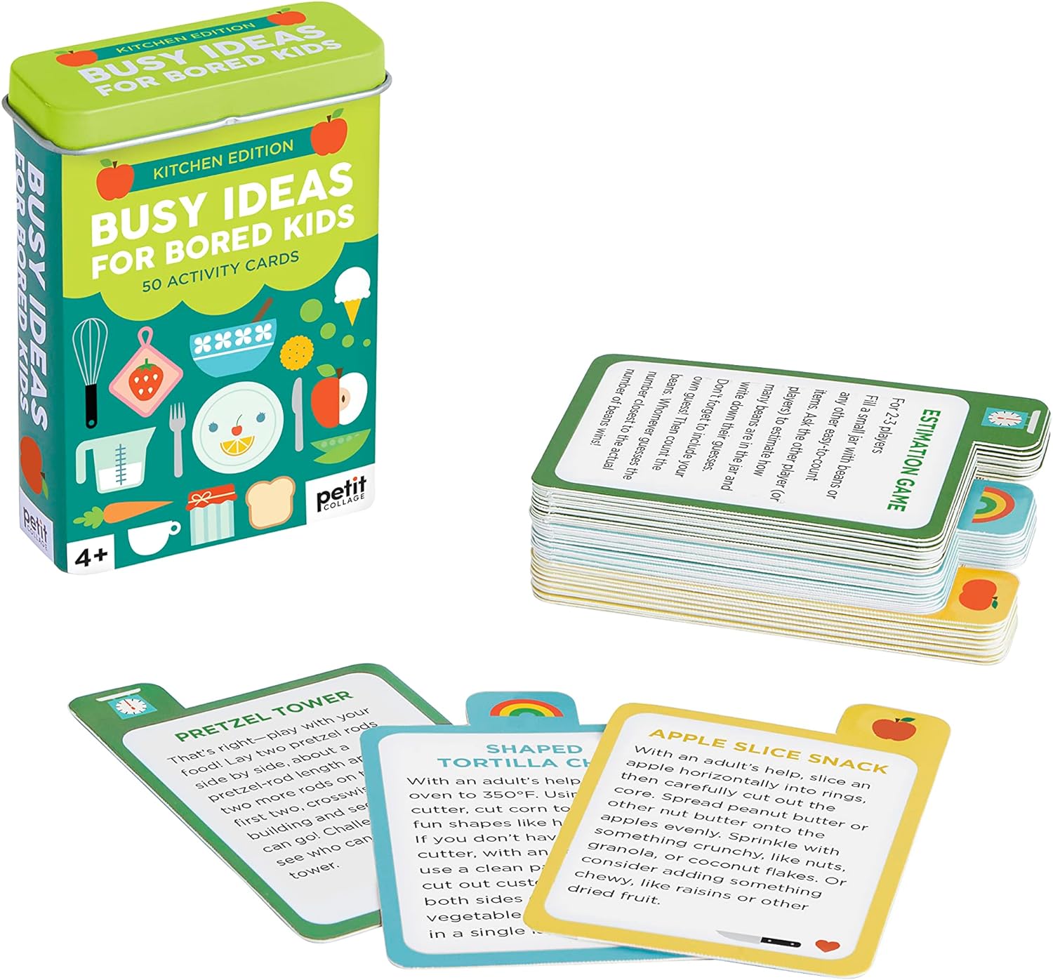 Petit Collage Busy Ideas for Bored Kids Kitchen Edition Educational, Food