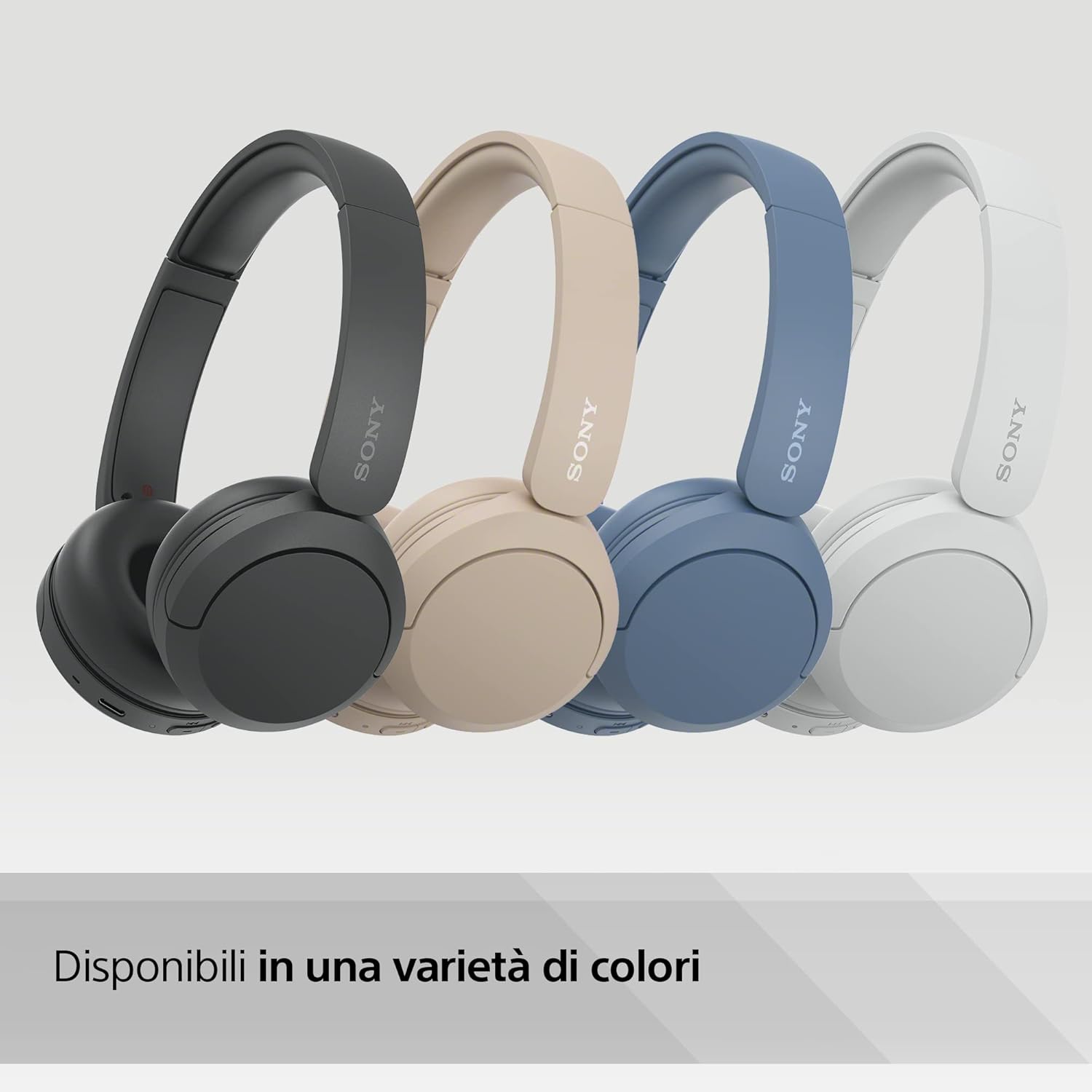Sony WH-CH520 Wireless Bluetooth Headphones - up to 50 Hours Battery Life with Quick Charge, On-ear style