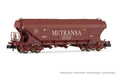 RENFE Silowagen TT5, oxidrote Lackierung „Metransa“, flache Seite, Epoche IV