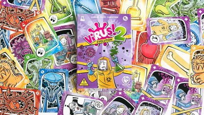Tranjis Games - VIRUS! 2 Evolution (Expansion) - Card Game, 8 to 99 Years (TRG-12evo