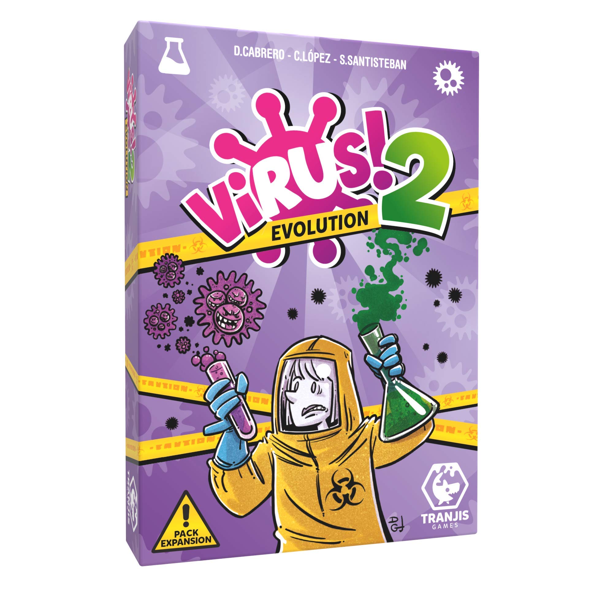 Tranjis Games - VIRUS! 2 Evolution (Expansion) - Card Game, 8 to 99 Years (TRG-12evo