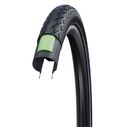 Schwalbe Marathon 16 X 1.35 Wired Tyre with Greenguard Reflex 420g (35-349