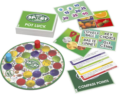 Drumond Park LOGO Mini Best of Sport and Leisure Board Game, Board Game for Sports Fans, Board Games for Travelling, Family Mini Games for Adults and the whole Family, Suitable from 12 Years+