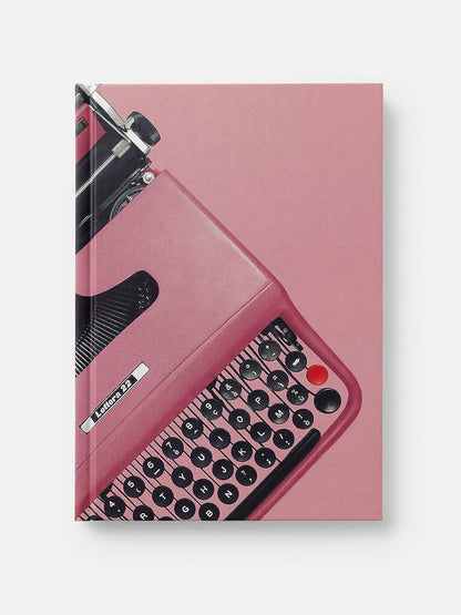 Olivetti Pink Midsized Lined Notebook