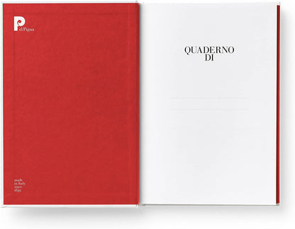Enzo Mari La Mela Midsized Lined Notebook