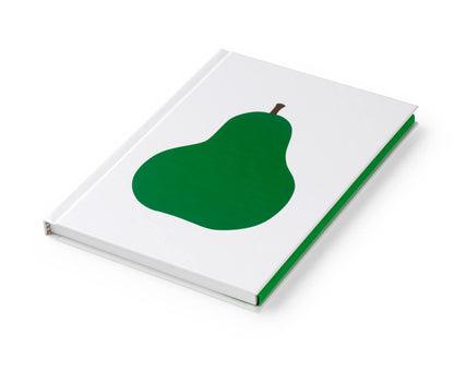 PdiPigna - Notebook striped A5 Hardcover ENZO MARI DANESE Two, La Pera