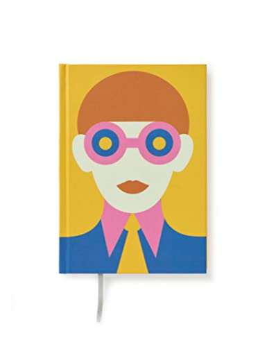 Olimpia Zagnoli Yellow Midsized Lined Notebook