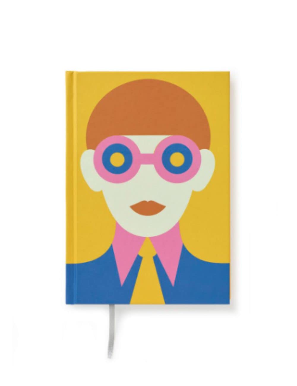 Olimpia Zagnoli Yellow Midsized Lined Notebook